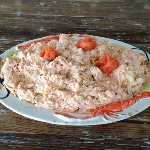 Zalmsalade Aardappel